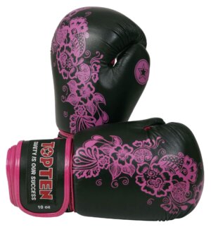 Boxhandschuhe Ultimate Woman Fight Schwarz-Pink