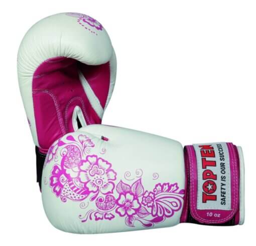 Boxhandschuh Ultimate Woman Fight Weiss Pink