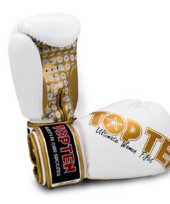 Boxhandschuh Woman Weiss-Gold