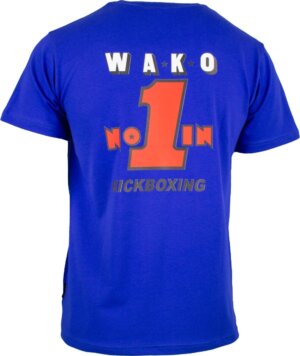 T-Shirt WAKO No. 1 Blau Back