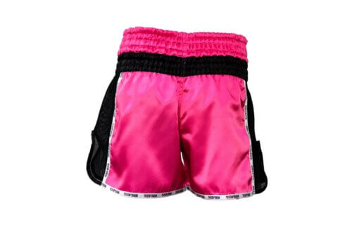 thai-kickboxing-shorts-topten-star-pink-backview