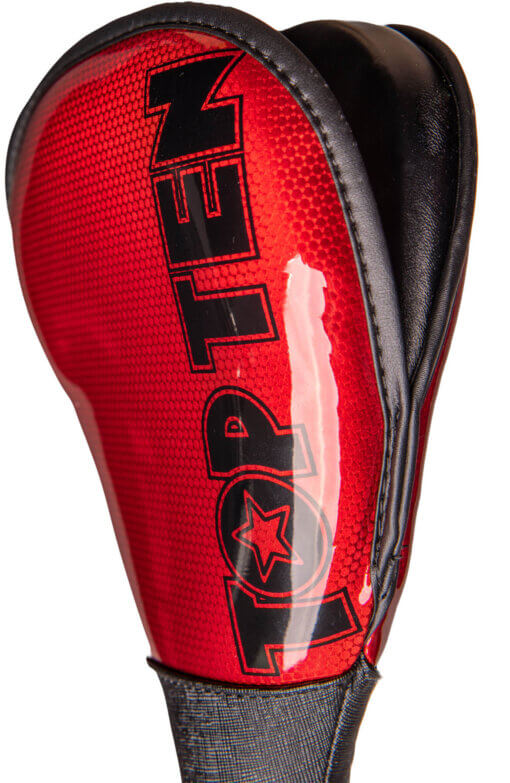top-ten-pratze-focus-mitt-glam-red-detail